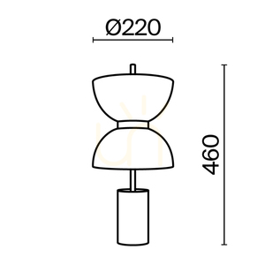 KYOTO asztali lámpa MOD178TL-L11GR3K Maytoni small 14