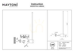 LIGHT STICK fali lámpa MOD237WL-L6BS3K Maytoni small 5