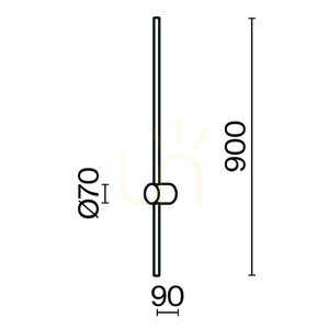 LIGHT STICK fali lámpa MOD237WL-L11BS3K Maytoni small 8