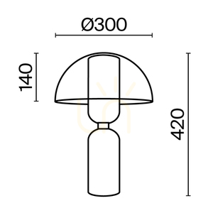 Fekete Maytoni Memory MOD177TL-01B asztali lámpa E14 42,5 cm small 12