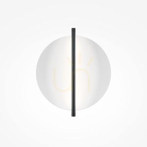 Maytoni MIRA MOD279WL-L14B3K fali lámpa fekete fehér koronggal LED 14 W 3000 K 34 × 30 cm small 0