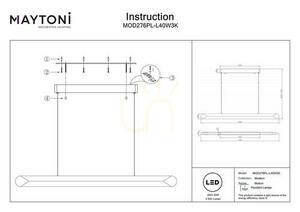 MOTION függesztett lámpa MOD276PL-L40W3K Maytoni small 7