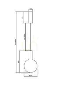 NEBULA MOD182PL-L4W3K függeszték lámpa Maytoni small 7