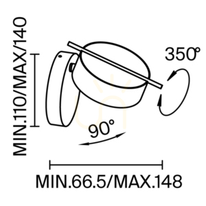 NUANCE MOD180WL-L4B3K fali lámpa Maytoni small 11