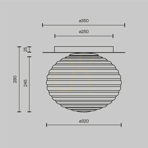 Plafond REELS MOD268CL-01B Maytoni small 6
