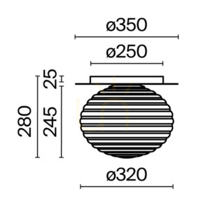 Plafond REELS MOD268CL-01B Maytoni small 7