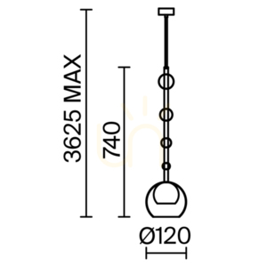 ROS függesztéklámpa MOD227PL-01B Maytoni small 9