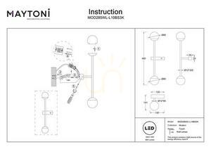 TOUCH fali lámpa MOD285WL-L10BS3K Maytoni small 10