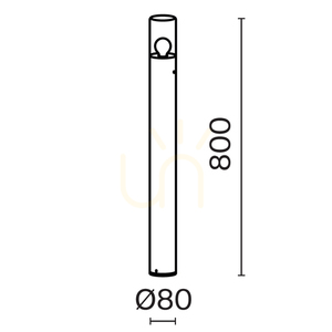 AMAS lámpaoszlop O432FL-01GF1 IP54 Maytoni small 8