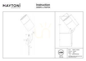 Fényoszlop BERN O050FL-L15GF3K IP65 Maytoni small 7