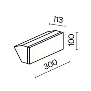 BRICK kültéri fali lámpa grafit LED 20 W 3000 K IP54 Maytoni O436WL-L20GF3K small 10