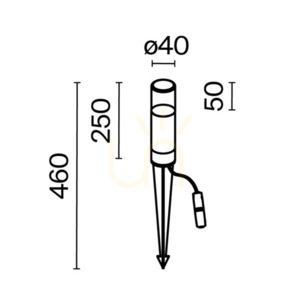 GLIDE fényoszlop O437FL-01GF1 IP54 Maytoni small 9