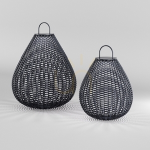 Maytoni Plet OSL599FL-L5B3K1 napelemes kerti lámpa fekete rattan 61 cm 3000 K small 5