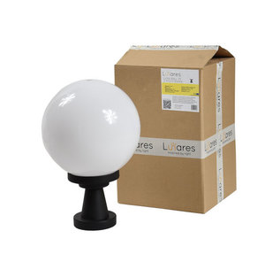 Luna Ball PLINTO 25 cm E27 LED álló kerti lámpa fehér - UV small 0