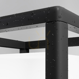 Maytoni Trim O455FL-01GF grafitszínű kerti lámpa E27 25,5 cm IP65 small 4