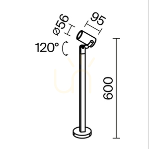 SCOPE lámpaoszlop O025FL-01B1 IP65 Maytoni small 10