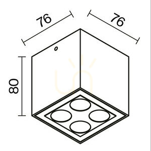 ARES kültéri plakettek O309CL-L8GF3K IP54 Maytoni small 10