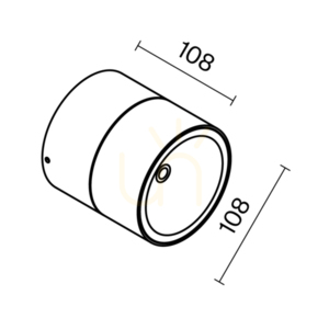 SPIN O310CL-L12W3K kültéri plafonds IP54 Maytoni small 10
