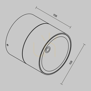 SPIN O310CL-L12W3K kültéri plafonds IP54 Maytoni small 8