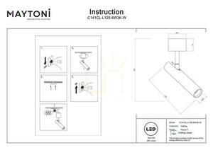 Plafond FOCUS T C141CL-L125-6W3K-W Maytoni small 7