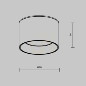 Plafond VEGA C089CL-8W3K-BMG Maytoni small 7
