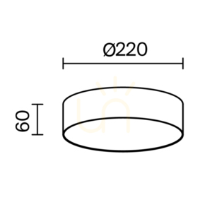 Plafond ZON C032CL-24W3K-RD-MG Maytoni small 10
