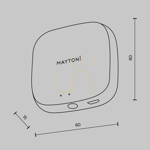 Intelligens otthon GATEWAY MD-TRA034-W Maytoni small 4