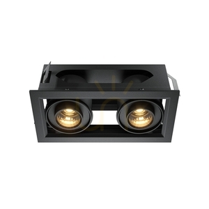 METAL MODERN süllyesztett lámpatest DL093-02-10W3K-B Maytoni small 1