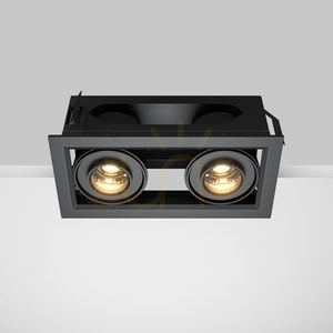METAL MODERN süllyesztett lámpatest DL093-02-10W3K-B Maytoni small 3