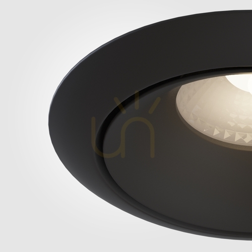 Jelölje be Maytoni Yin süllyesztett LED-lámpatest 12 W 3000 K, fekete, TRIAC DL031-L12W3K-D-B