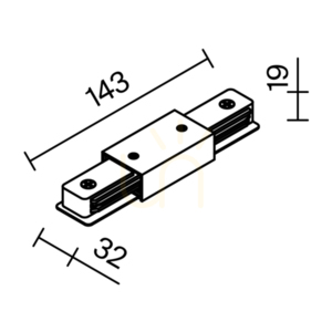 UNITY TRA001CB-11W gyűjtősín csatlakozó Maytoni small 7