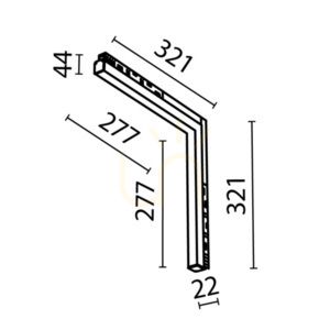 BASIS ANGLE sínlámpa TR102-24W4K-W Maytoni small 9