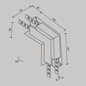 EXILITY TRA034ICL-42.12W gyűjtősín csatlakozó Maytoni small 6