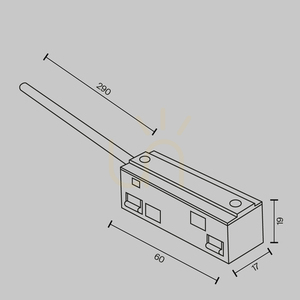 EXILITY TRA034B-42W-1 Maytoni busz tápegység small 5