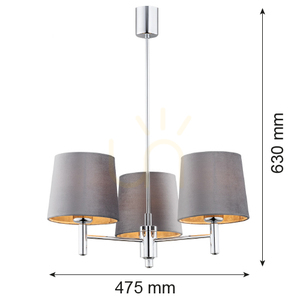 Csillár ARGON Bolzano Plus króm sötétszürke 6107 5 Csillár ARGON Bolzano Plus króm sötétszürke 6107 small 5
