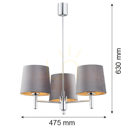 Jelölje be Csillár ARGON Bolzano Plus króm sötétszürke 6107 Csillár ARGON Bolzano Plus króm sötétszürke 6107