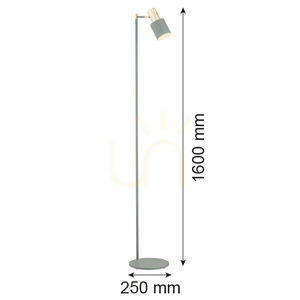 Állólámpa ARGON Doria sárgaréz E27 IP20 4271 small 3