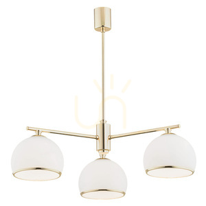 Csillár ARGON Marbella fehér opál matt sárgaréz E27 3x15W 1488 small 0