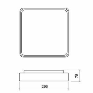 Mareco Luce Plug 300 Emergency kültéri mennyezeti lámpa, LED 15 W, CCT 3000/4000 K, IP65, szürke small 1