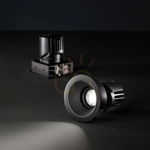 Süllyesztett lámpatest Ideallux BENTO 279596 9W 3000K fekete LED small 2