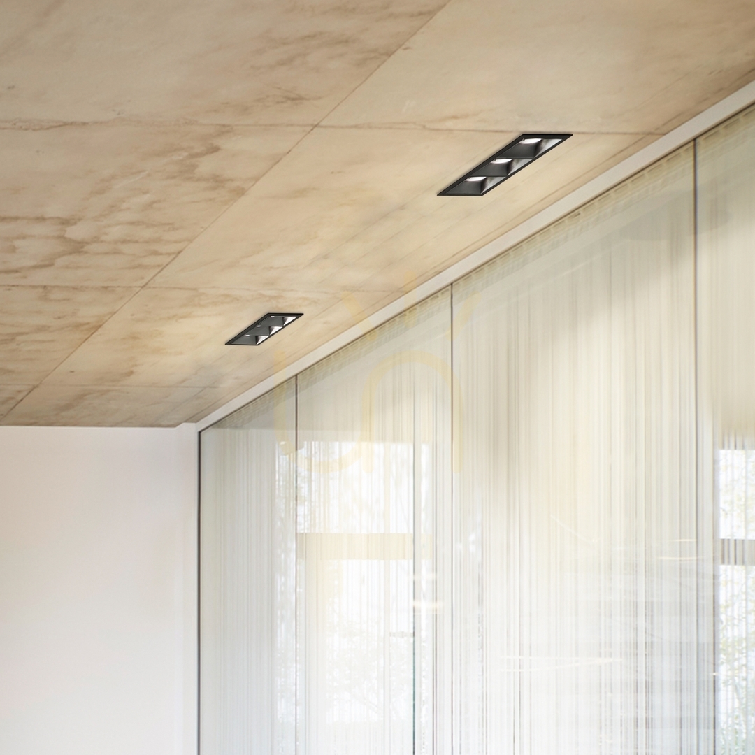 Kilátás Süllyesztett lámpatest Ideallux BENTO 279602 fekete 13W 3000K LED Süllyesztett lámpatest Ideallux BENTO 279602 fekete 13W 3000K LED