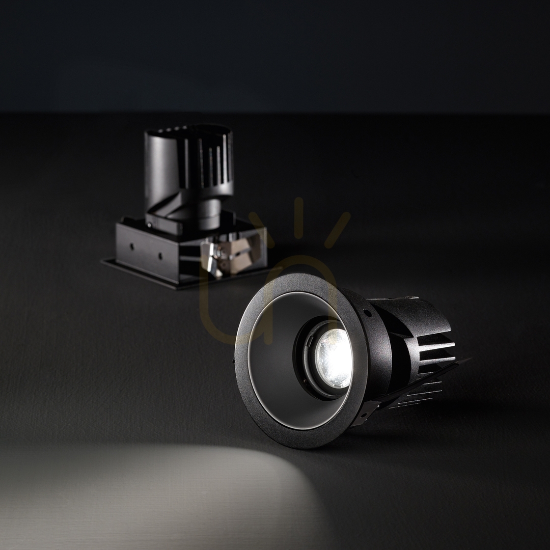 Előnézet Süllyesztett lámpatest Ideallux BENTO 279602 fekete 13W 3000K LED Süllyesztett lámpatest Ideallux BENTO 279602 fekete 13W 3000K LED