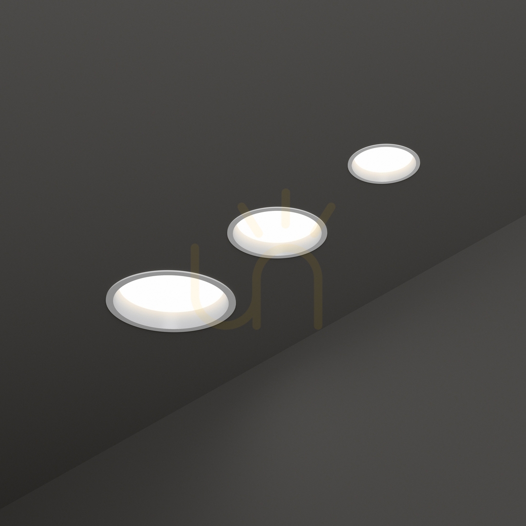 Kilátás Süllyesztett lámpatest Ideallux DEEP fehér LED 10W 4000K 249025 Süllyesztett lámpatest Ideallux DEEP fehér LED 10W 4000K 249025