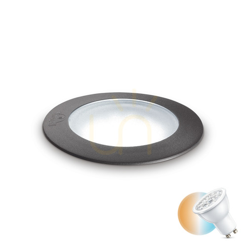 Jelölje be Süllyesztett kültéri lámpatest Ideallux WAY fekete GU10 120249