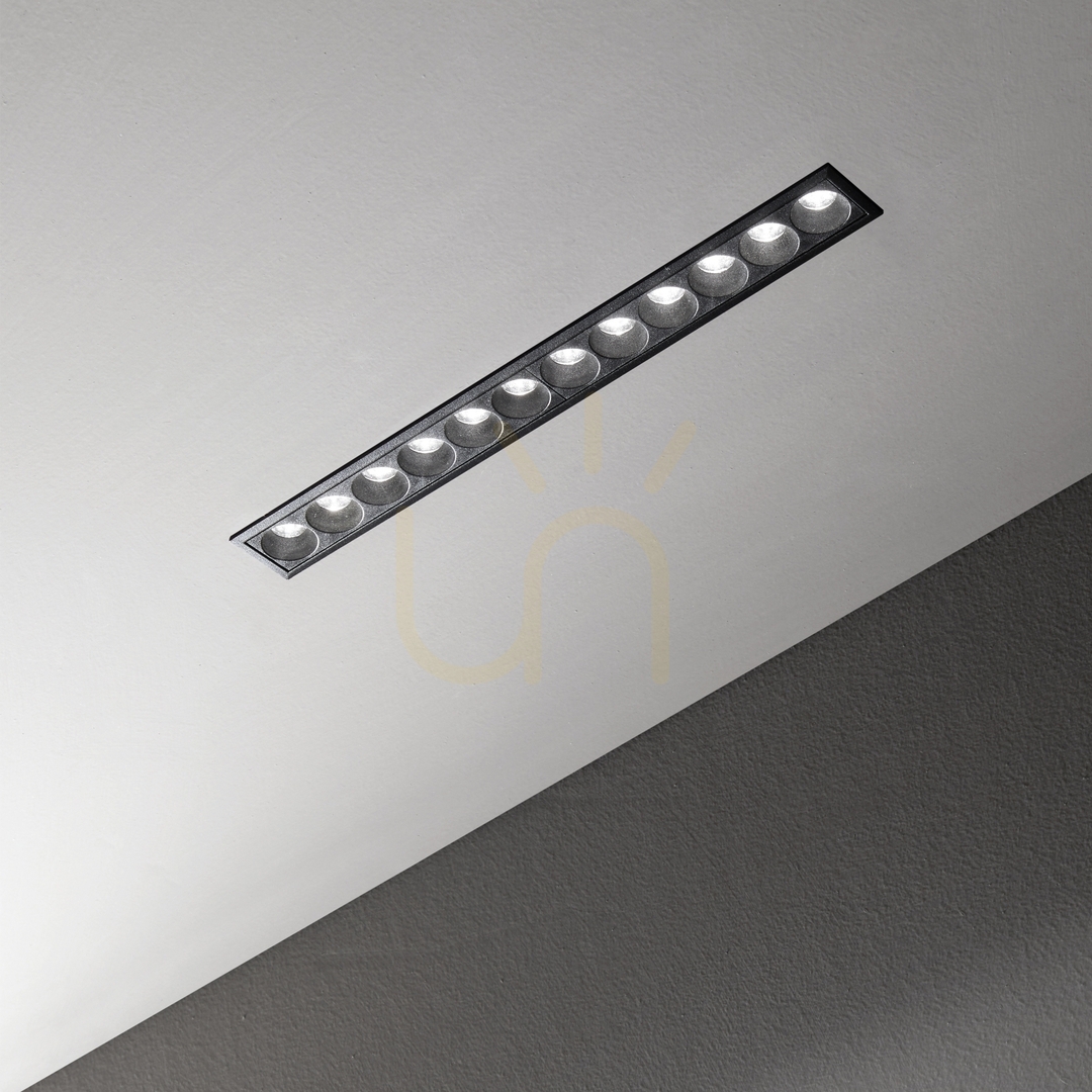 Kilátás Süllyesztett lámpatest Ideallux LIKA 305837 fekete LED 20W 3000K 23,6 cm Süllyesztett lámpatest Ideallux LIKA 305837 fekete LED 20W 3000K 23,6 cm