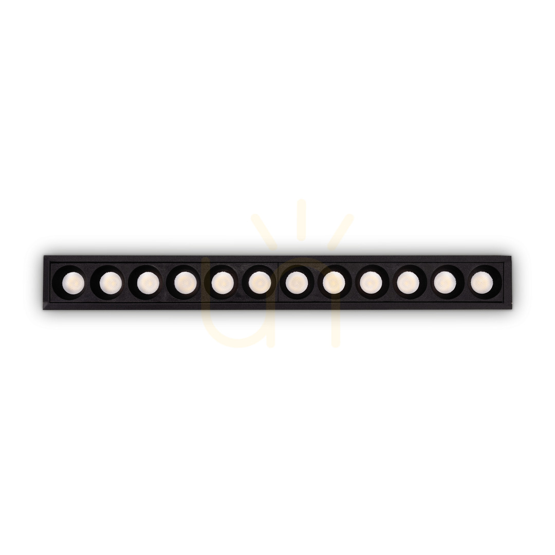 Jelölje be Süllyesztett lámpatest Ideallux LIKA 305837 fekete LED 20W 3000K 23,6 cm Süllyesztett lámpatest Ideallux LIKA 305837 fekete LED 20W 3000K 23,6 cm