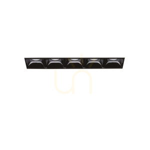 Süllyesztett lámpatest Ideallux LIKA 267906 trimless 12,5W 4000K fekete small 0