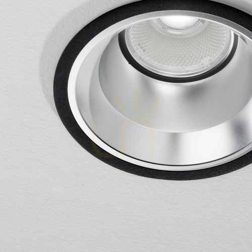 Jelölje be Süllyesztett lámpatest Ideallux OFF fekete LED 28W 3000K 16,2 cm 266572