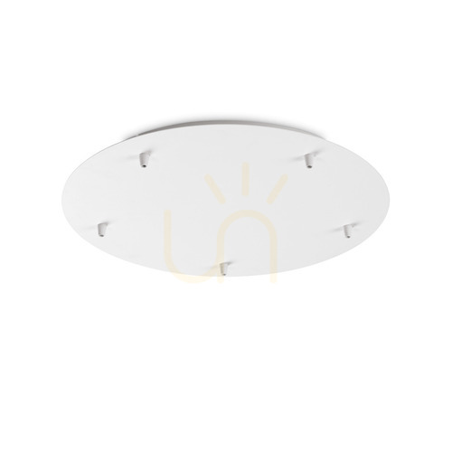 Jelölje be Mennyezeti rozetta Ideallux Rosone 285634 fehér fém 46 cm 5 lámpához