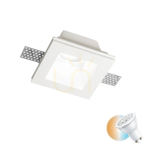 Jelölje be Süllyesztett lámpatest Ideallux SAMBA 139029 fehér gipsz GU10 D70